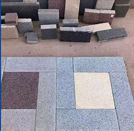 仿石系列PC磚發貨現場